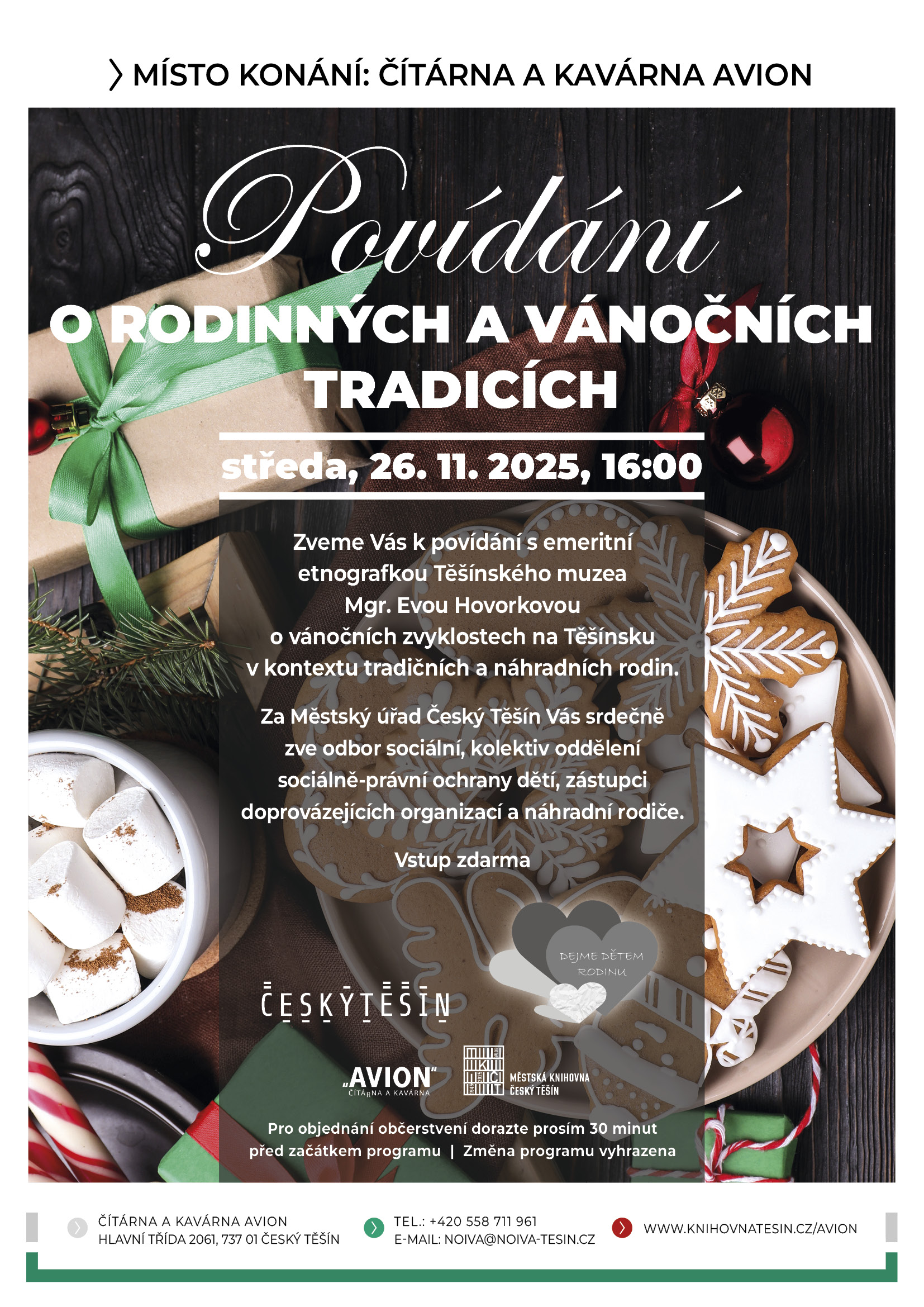 Povídání o rodinných a vánočních tradicích