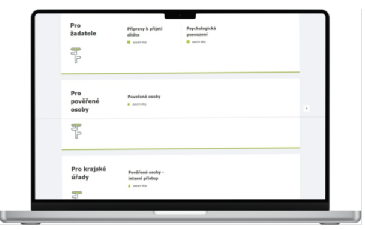 Nová aplikace „Pěstouni“ 2