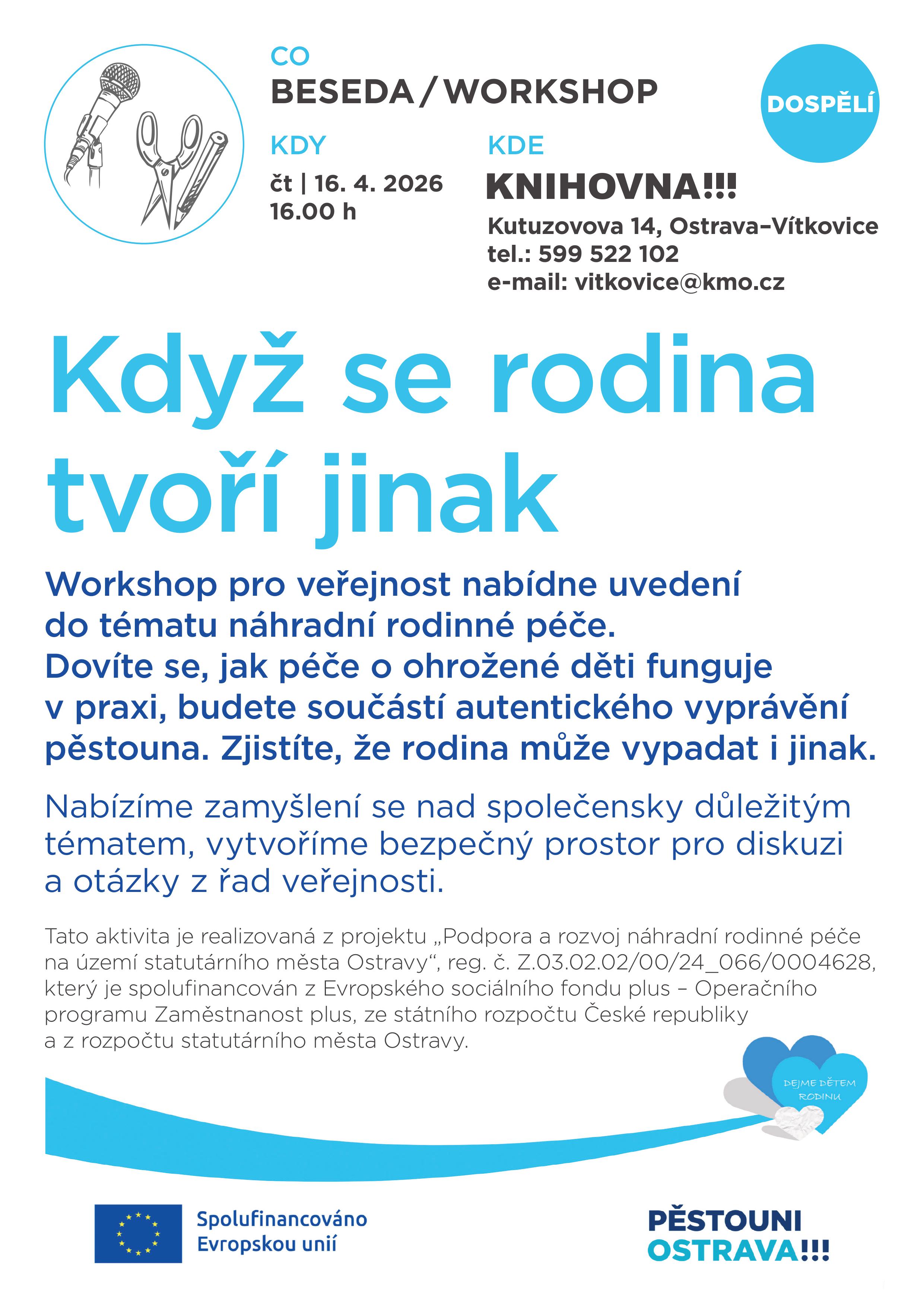 Beseda/ Workshop leták (2)