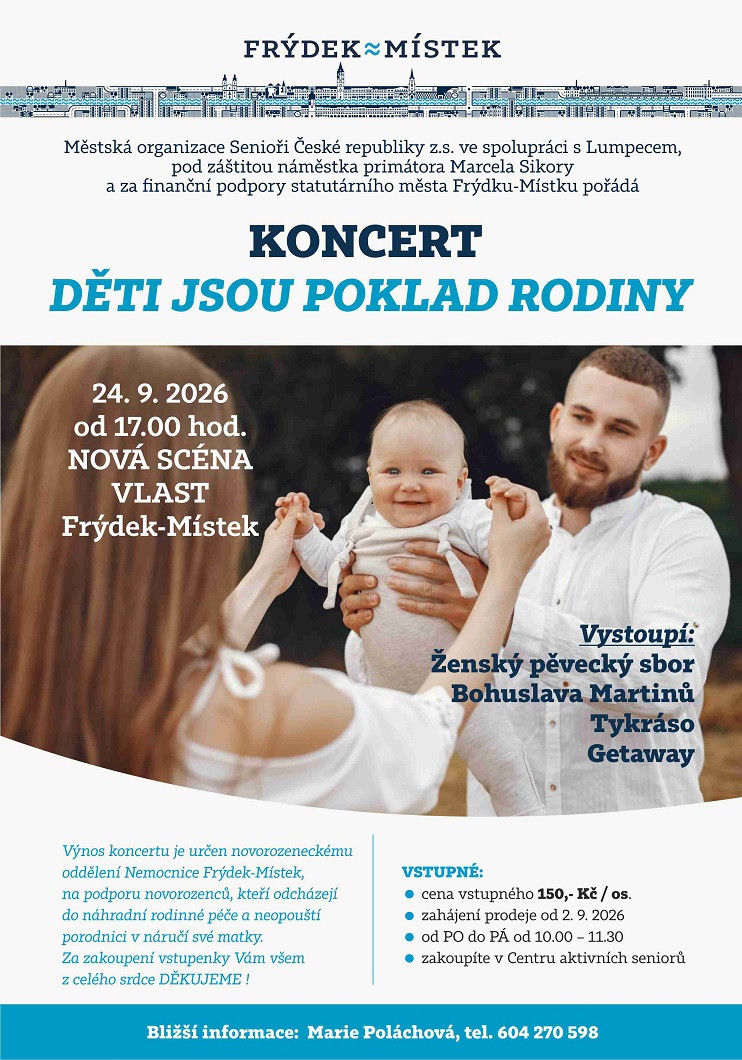 Koncert – Děti jsou poklad rodiny